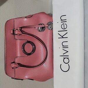 Calvin Klein Pink Shouler Bag